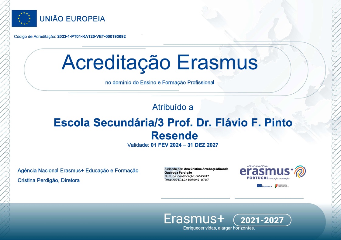Acreditação Erasmus Ensino Escolar