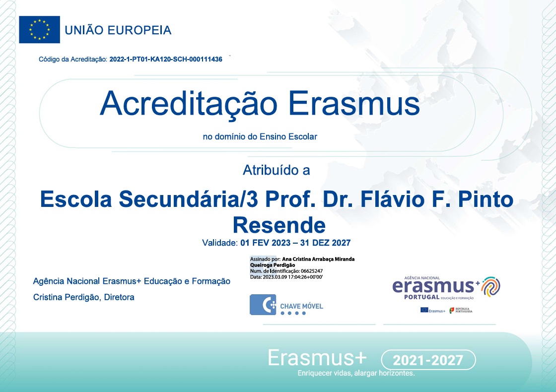 Acreditação Erasmus Ensino Escolar